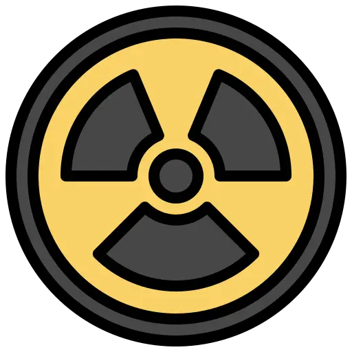 Biohazard symbol icon