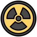 Biohazard symbol icon